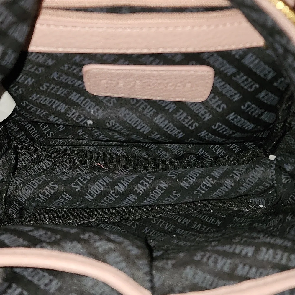 Steve Madden Blush Pink Embossed Backpack